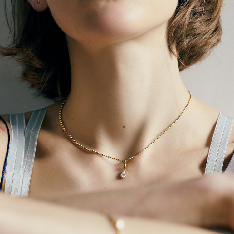 Nova vol.1】ボールチェーンコンビネックレス GD 40cm