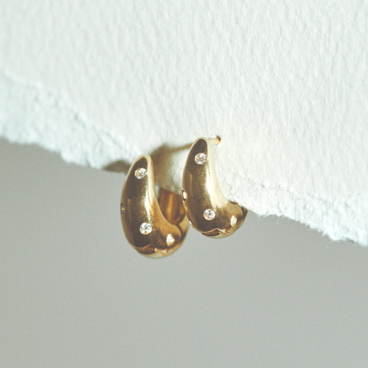 【先行販売】ポルカピアス GD (CZ)