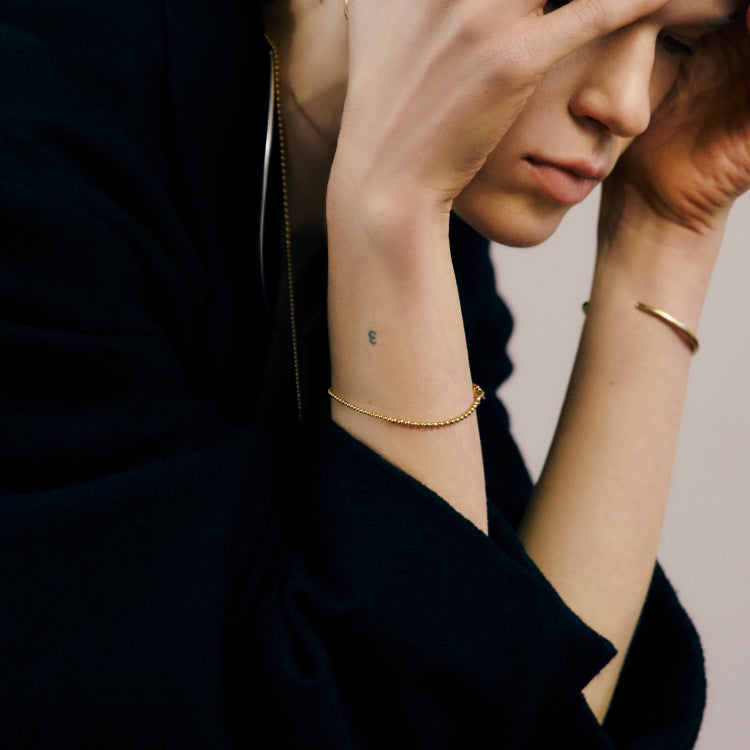 【Nova vol.1】ボールチェーンコンビブレスレット GD