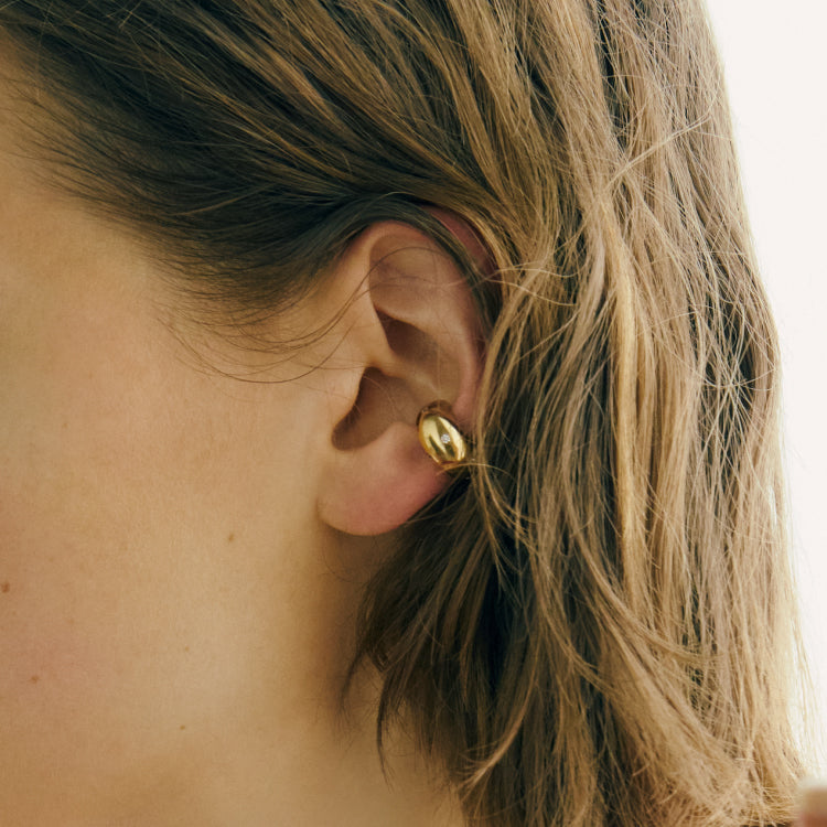 【先行販売】ポルカイヤーカフ GD (CZ)