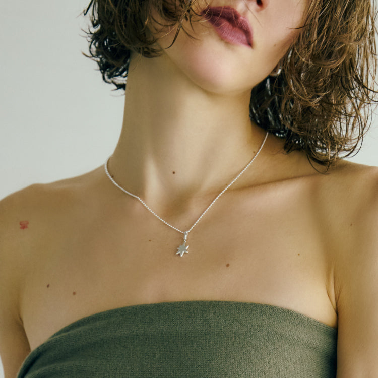 【Nova vol.1】ボールチェーンコンビネックレス SV 50cm