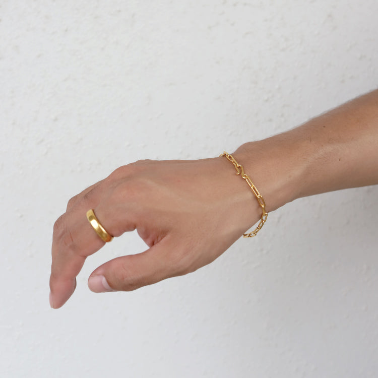 【moment】grid bracelet
