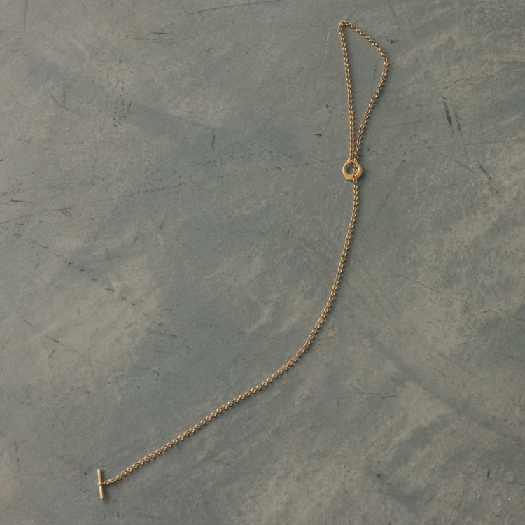 【TEN.×jurk】loop lariat necklace