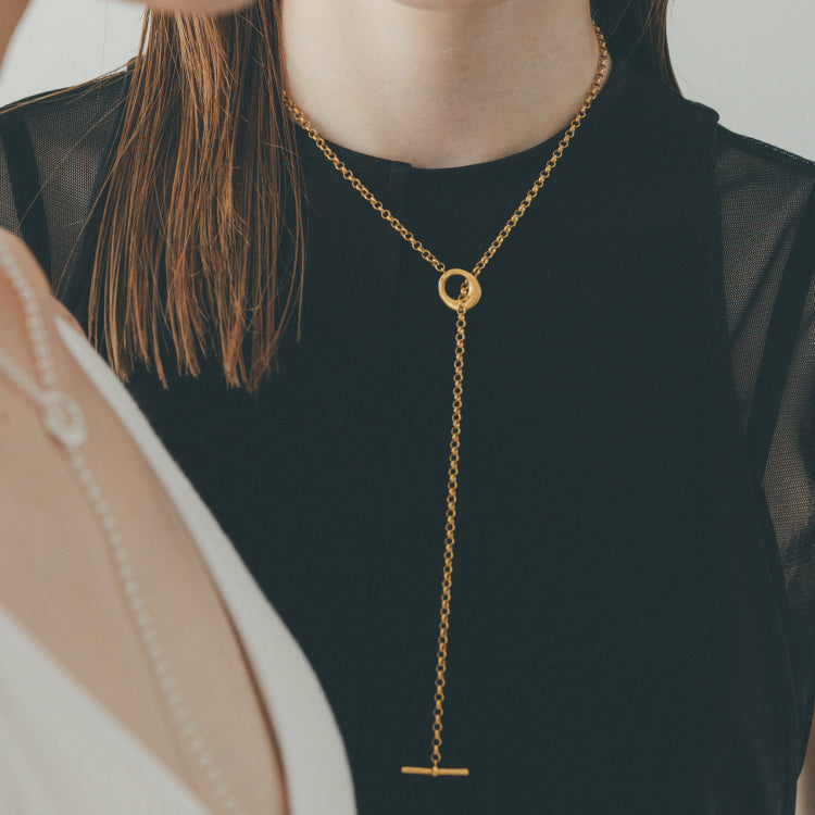 【TEN.×jurk】loop lariat necklace