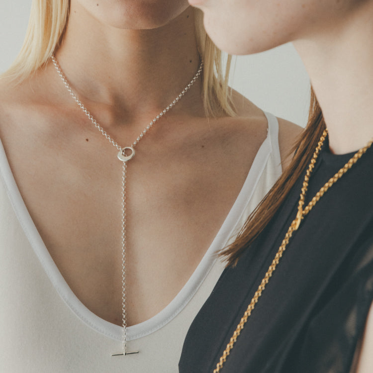 【TEN.×jurk】loop lariat necklace