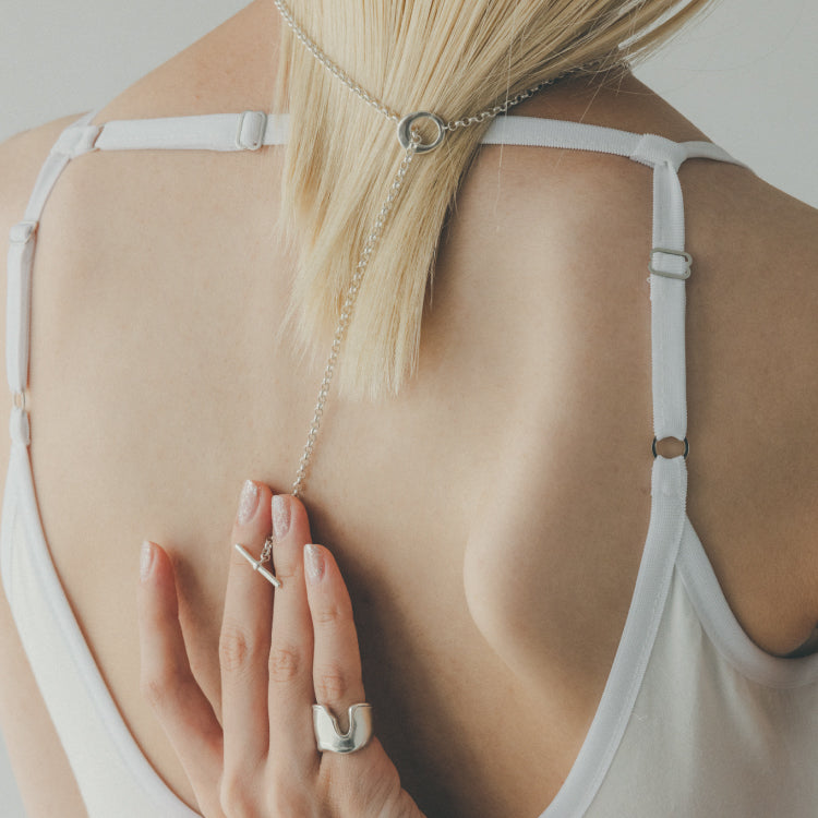 【TEN.×jurk】loop lariat necklace