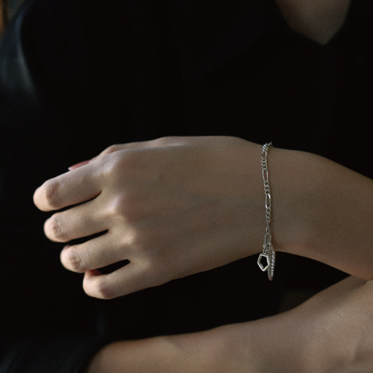 Shade combi chain bracelet SV-S-