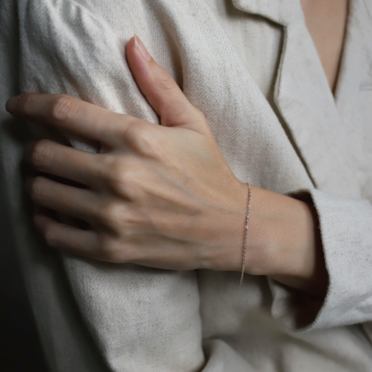 【PRE RELEASE】flat cable chain bracelet SV