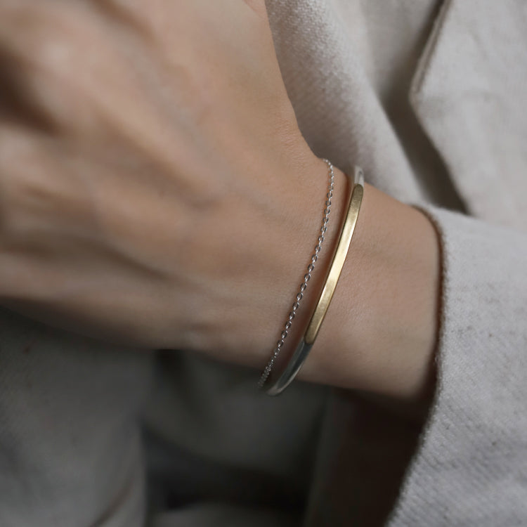 【PRE RELEASE】flat cable chain bracelet SV