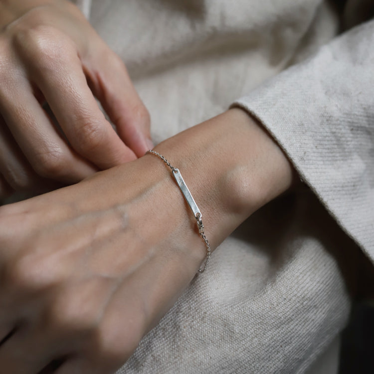 【PRE RELEASE】flat cable chain bracelet SV