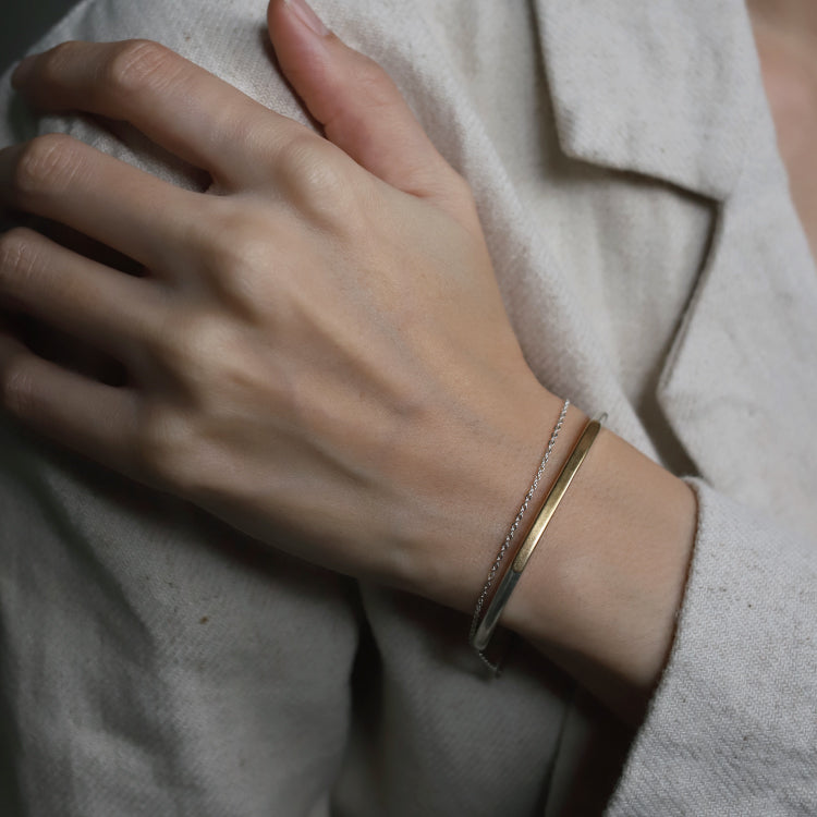 【PRE RELEASE】flat cable chain bracelet SV
