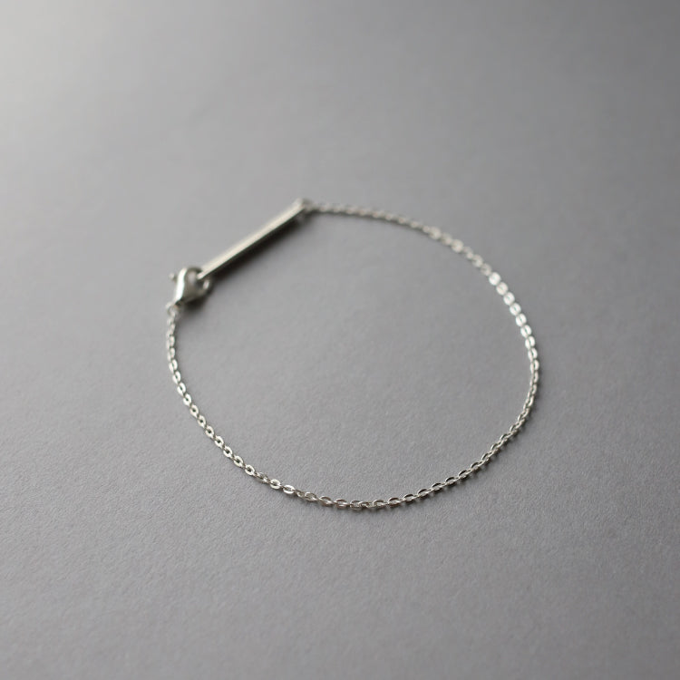【PRE RELEASE】flat cable chain bracelet SV