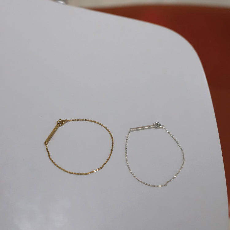 【PRE RELEASE】flat cable chain bracelet SV