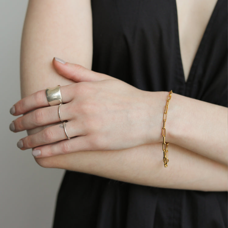 【moment】grid bracelet