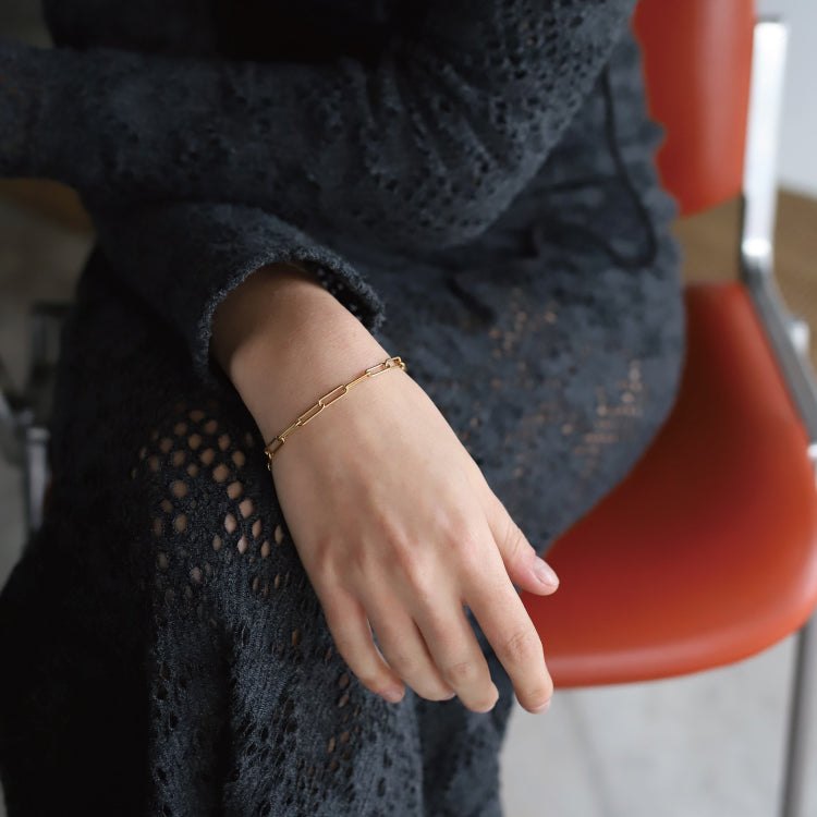 【BLEND vol.1 2/20 21:00-】rect chain bracelet GD -S-