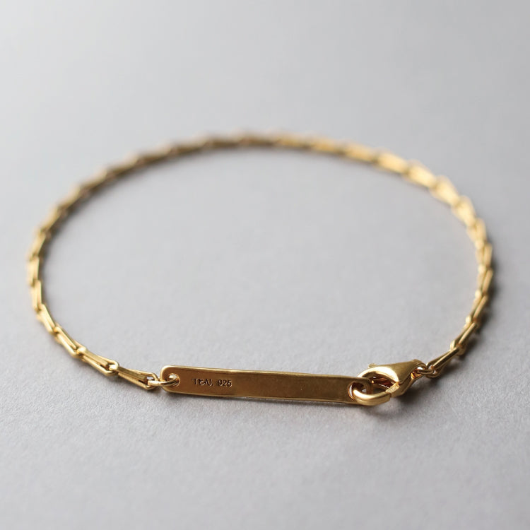 【PRE RELEASE】barley corn chain bracelet GD