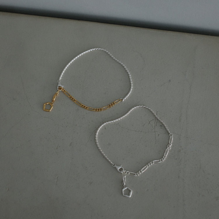 Shade combi chain bracelet SV-M