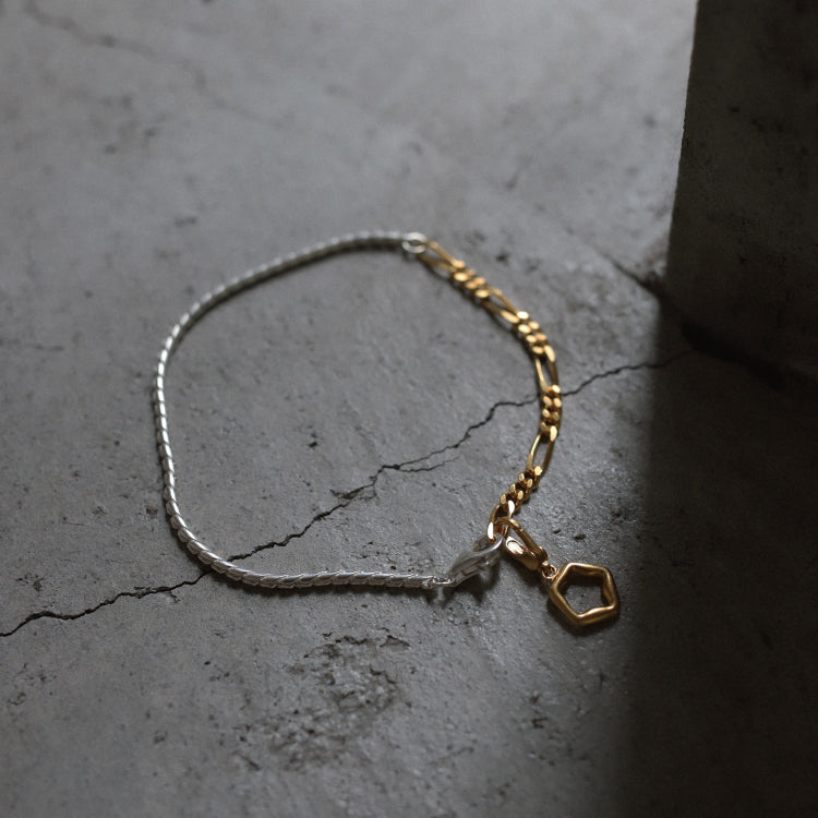 Shade combi chain bracelet MIX-S-