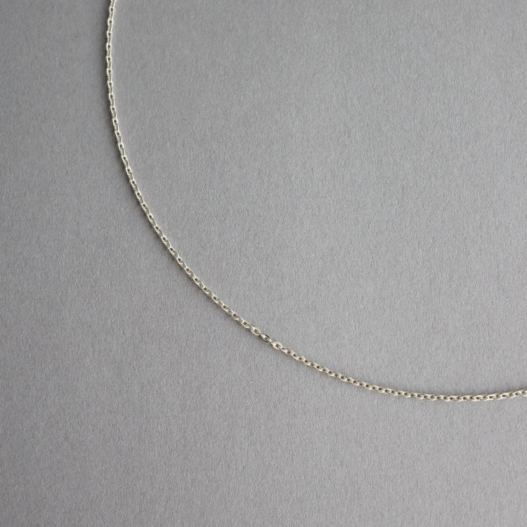 【PRE RELEASE】flat cable chain necklace SV 38cm
