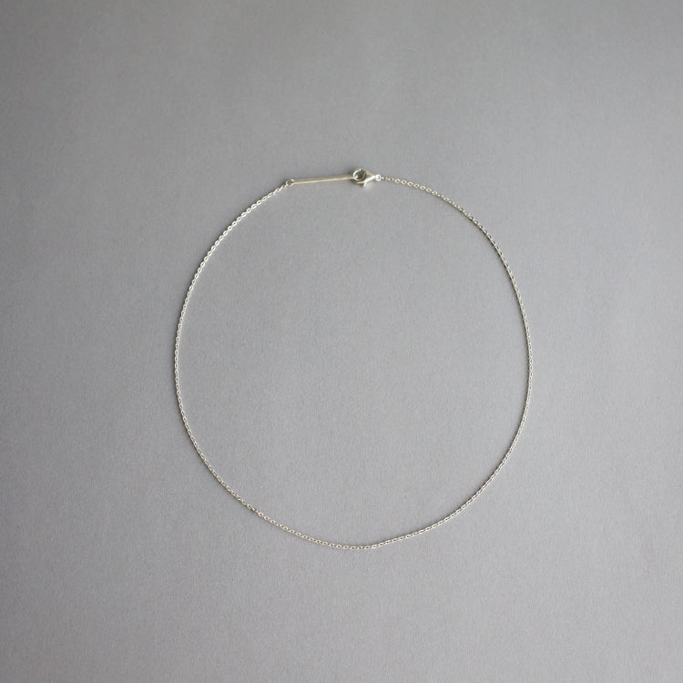 【PRE RELEASE】flat cable chain necklace SV 38cm