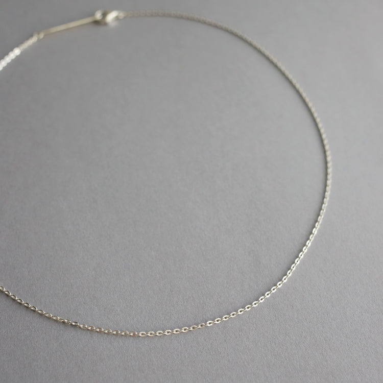【PRE RELEASE】flat cable chain necklace SV 38cm