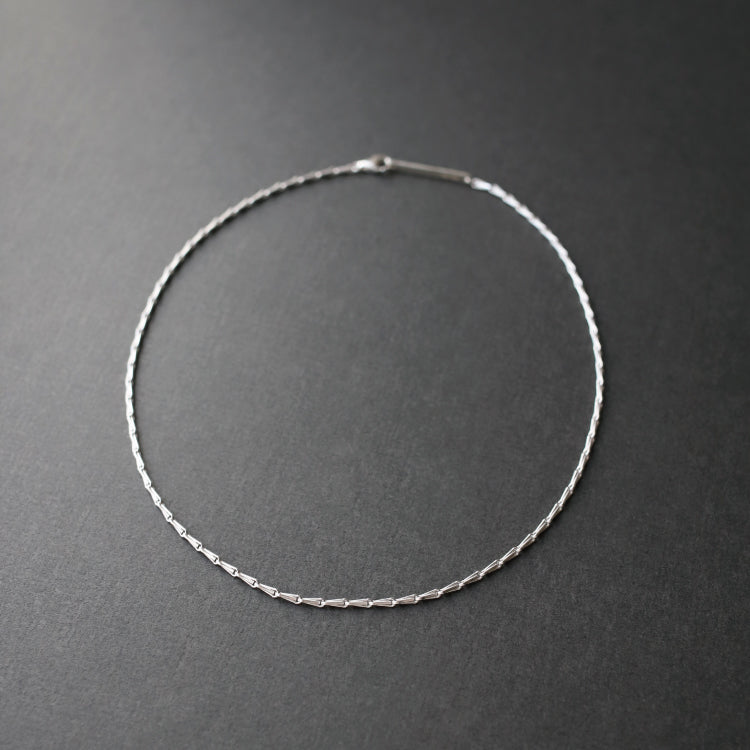 バリーコーンチェーンネックレス SV 38cm