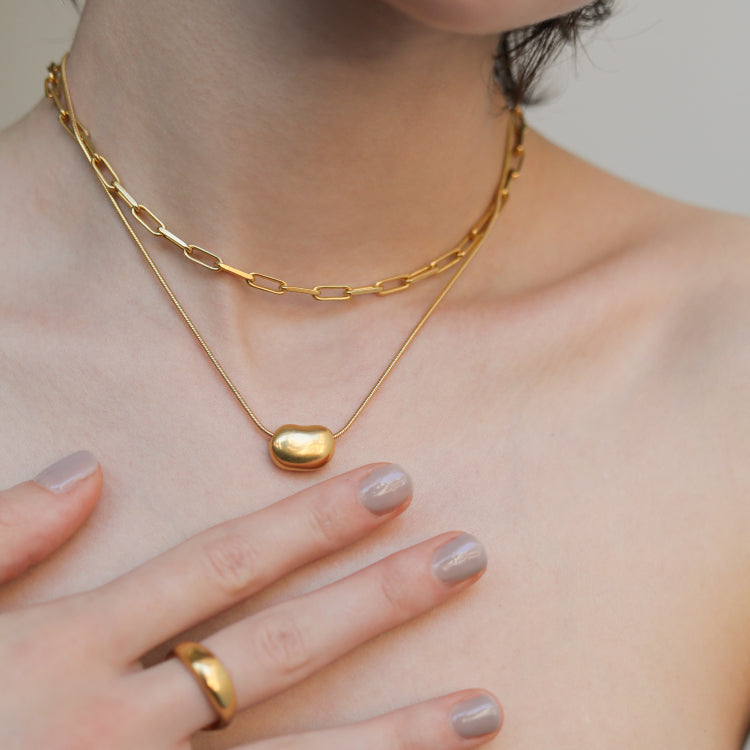【moment】pebble necklace