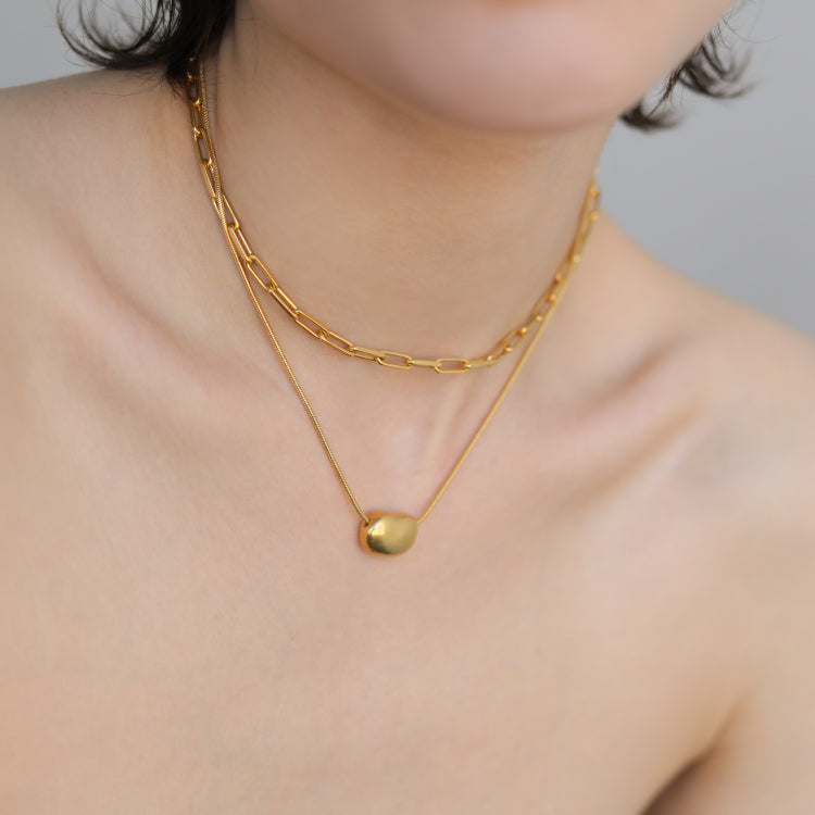【moment】pebble necklace