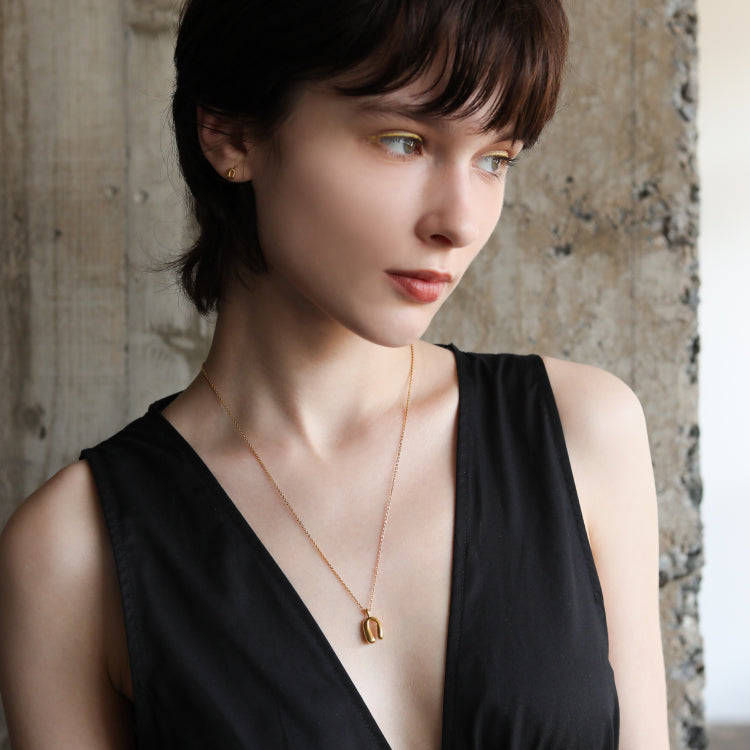 【moment】arch necklace