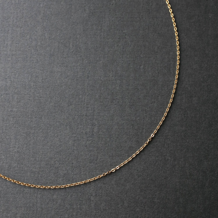 【EVENT ITEM】フラットケーブルチェーンネックレス GD 38cm