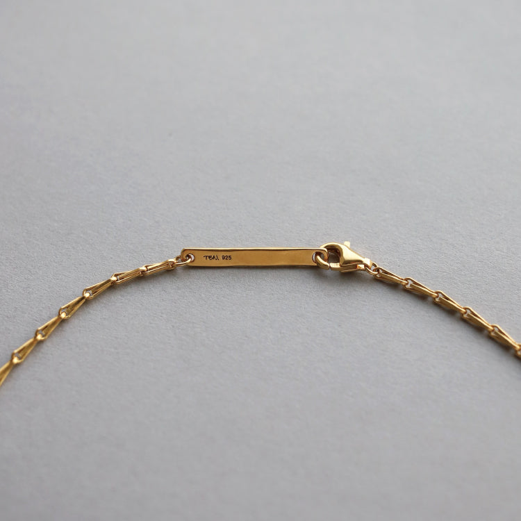 【PRE RELEASE】barley corn chain necklace GD 38cm