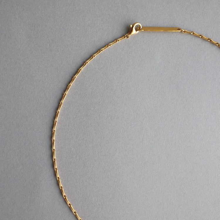 【PRE RELEASE】barley corn chain necklace GD 38cm