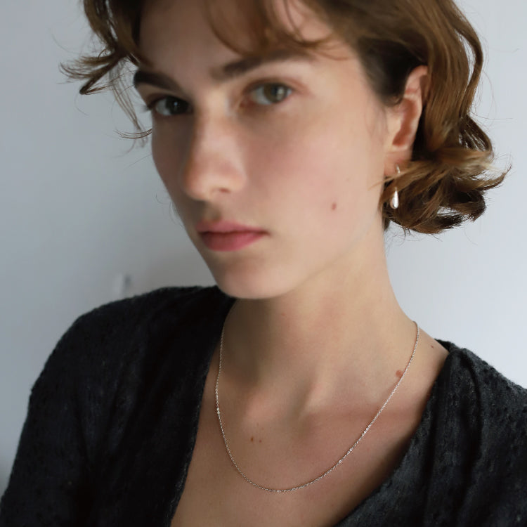 【PRE RELEASE】flat cable chain necklace SV 50cm