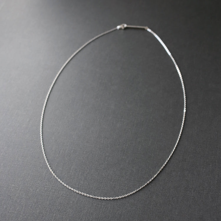 【PRE RELEASE】flat cable chain necklace SV 50cm