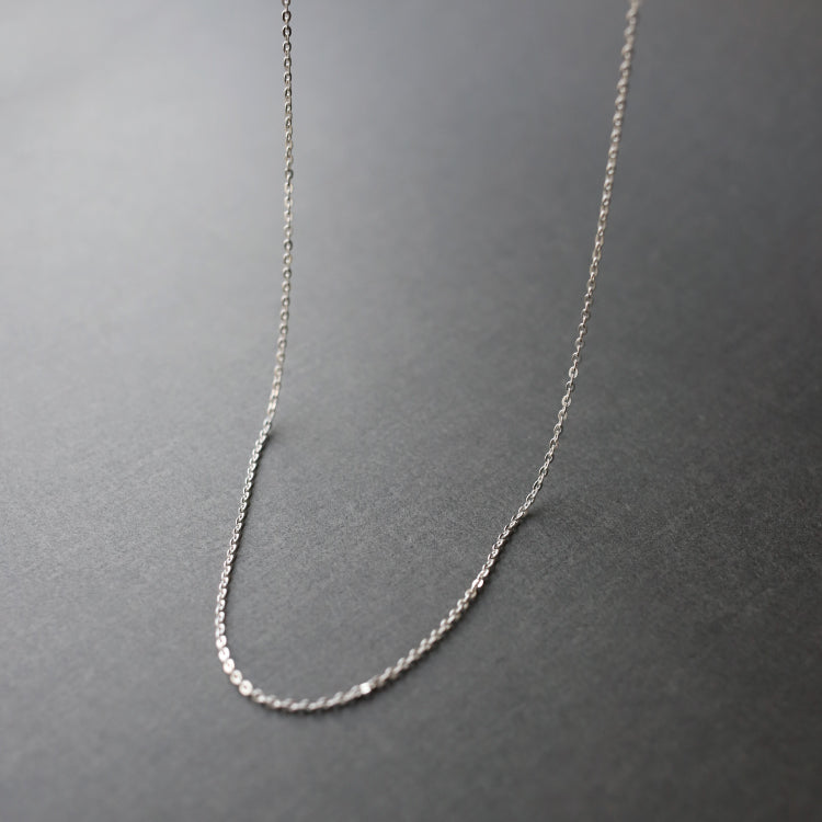 【PRE RELEASE】flat cable chain necklace SV 50cm