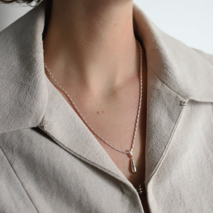 【PRE RELEASE】barley corn chain necklace SV 50cm