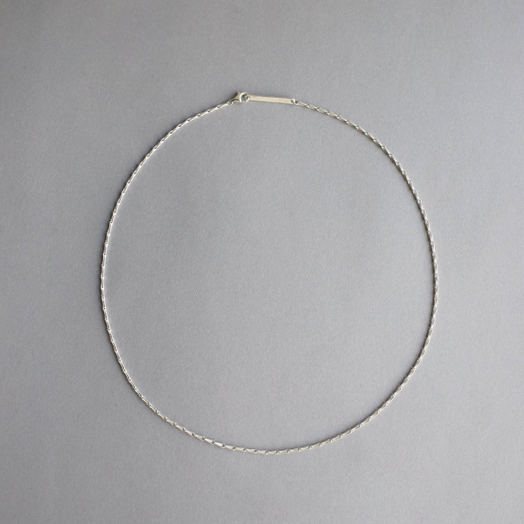 【PRE RELEASE】barley corn chain necklace SV 50cm