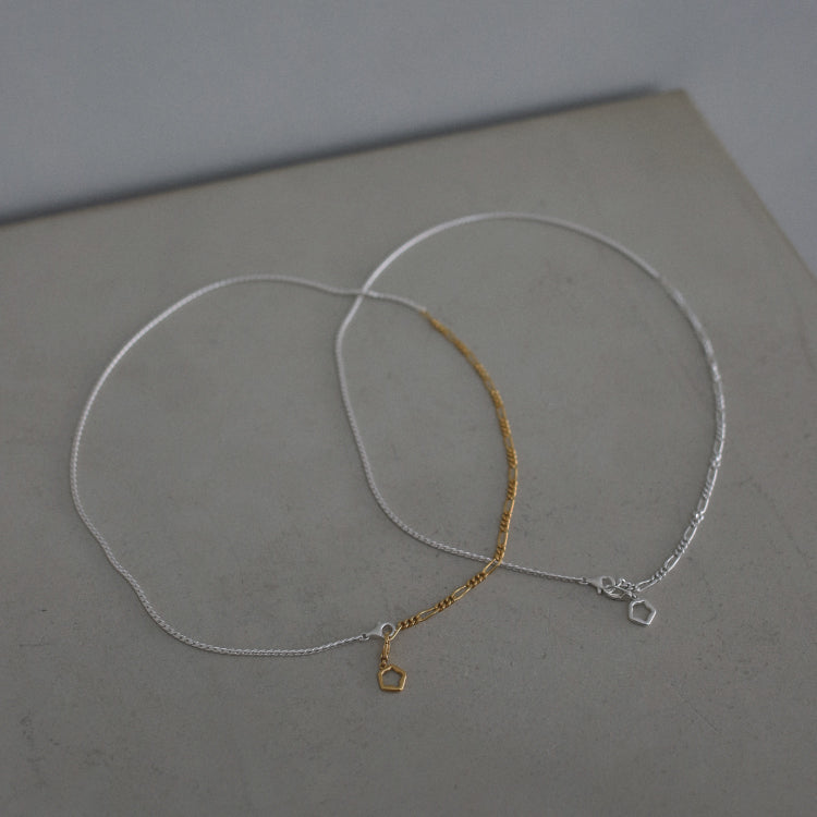 Shade combi chain necklace MIX