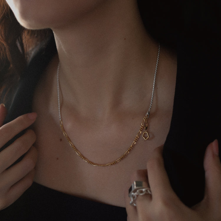 Shade combi chain necklace MIX