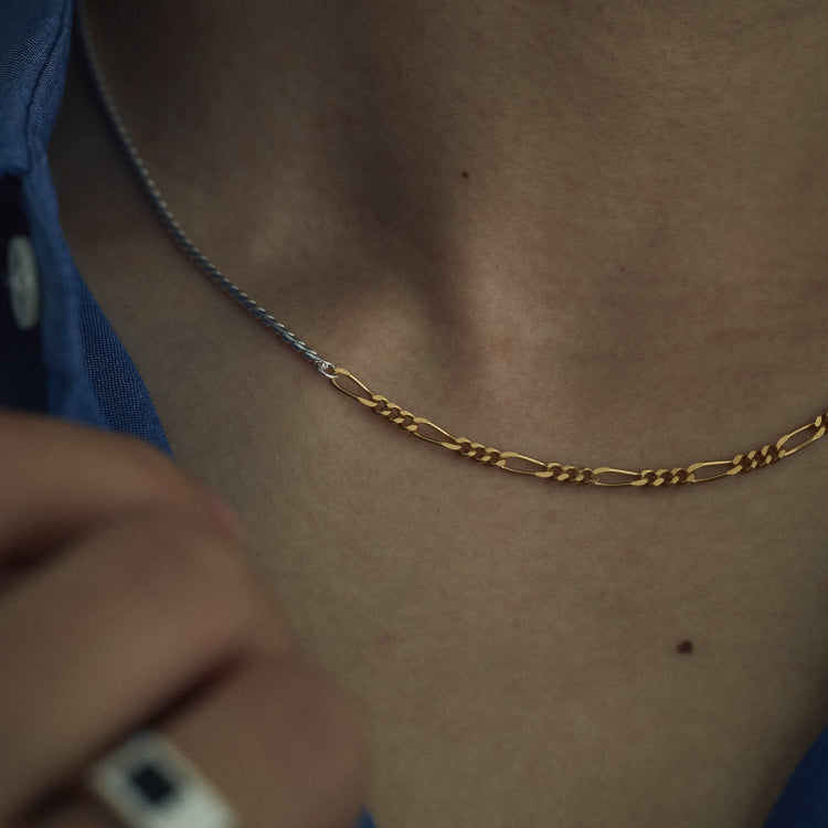 Shade combi chain necklace MIX