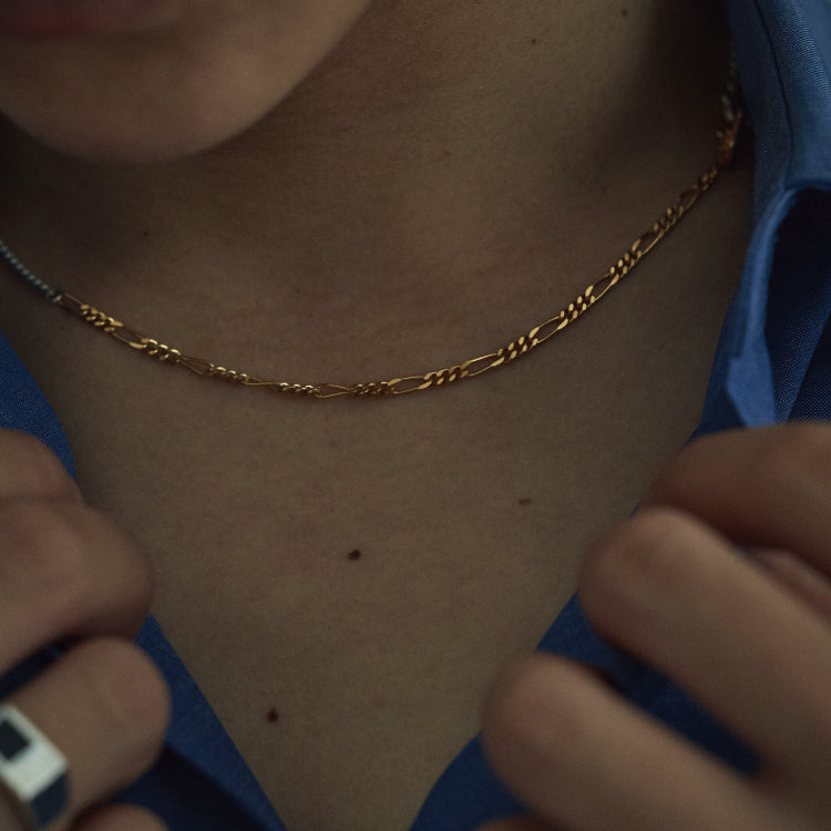 Shade combi chain necklace MIX