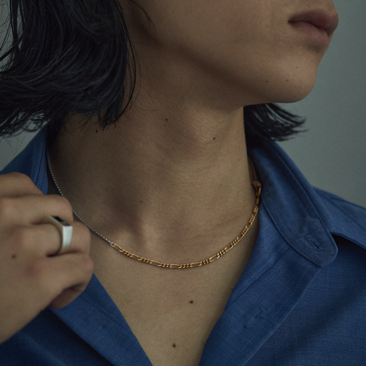 Shade combi chain necklace MIX