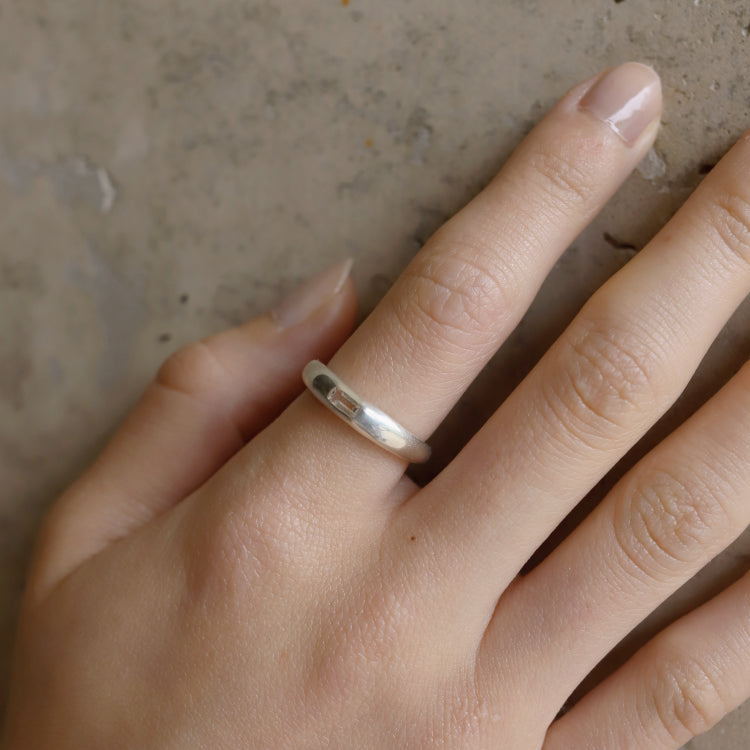 【Recall coming soon…】dear ring SV (white quartz)