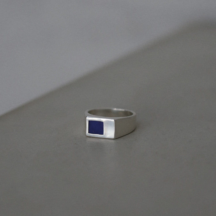 puzzle ring(lapis lazuli)