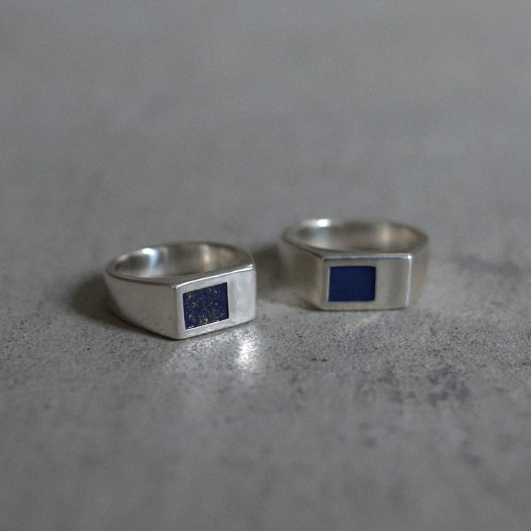 puzzle ring(lapis lazuli)