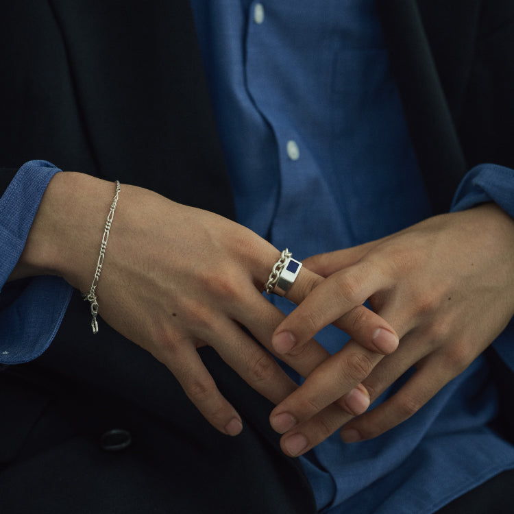 puzzle ring(lapis lazuli)