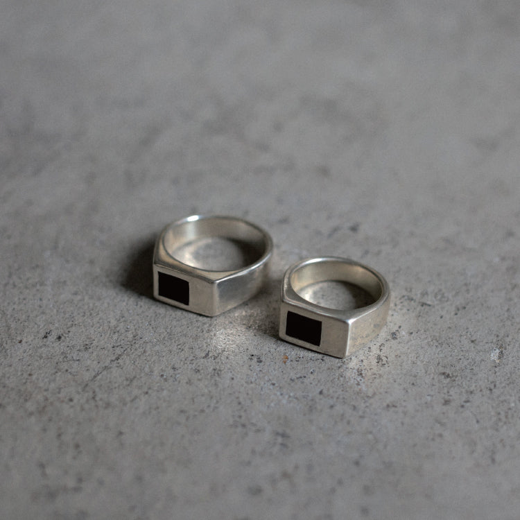puzzle ring(black onyx)