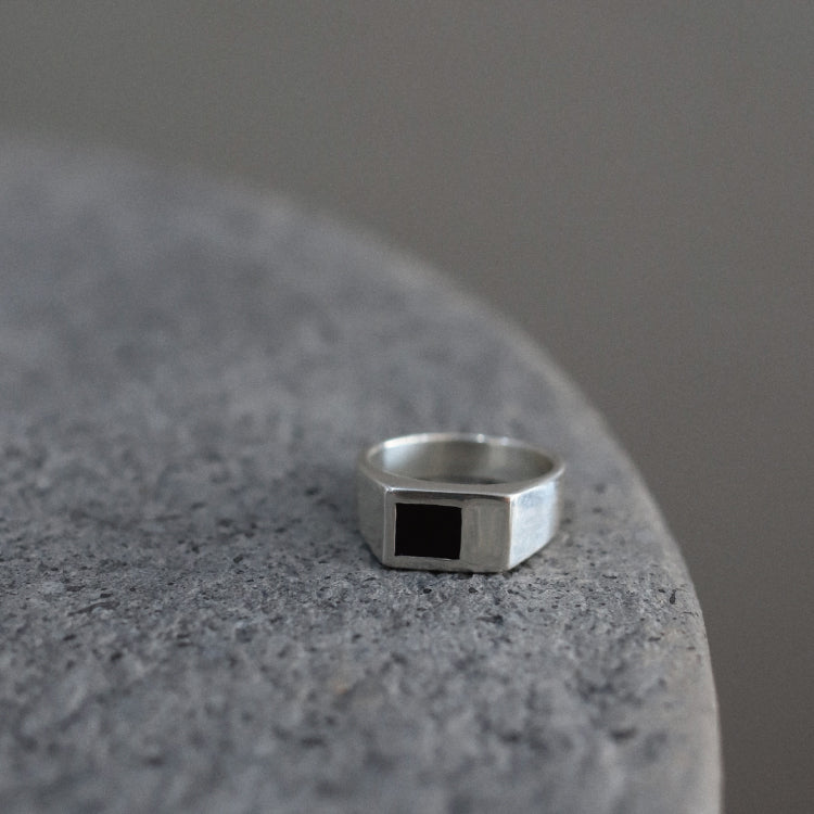 puzzle ring(black onyx)