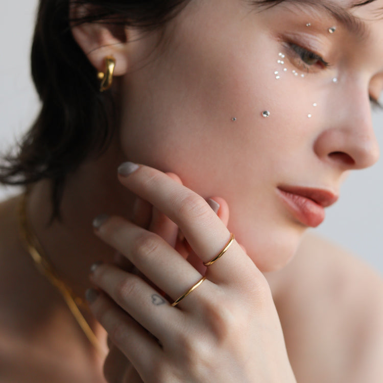 【moment】line ring