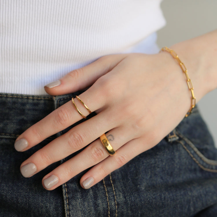 【moment】line ring